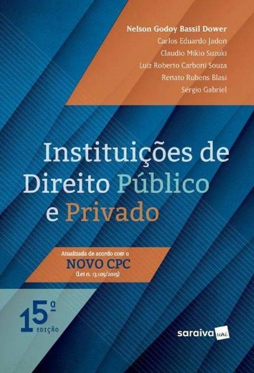 Tamanhos, Medidas e Dimensões do produto Instituicoes de Direito Publico e Privado - Saraiva