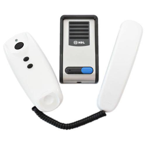 Tamanhos, Medidas e Dimensões do produto Interfone HDL F8 S NTL Porteiro Eletrônico Residencial com Monofone 2 Botões