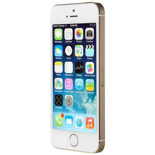 Tamanhos, Medidas e Dimensões do produto IPhone 5S 16GB Dourado Apple Tela Retina 4" Câmera de 8MP