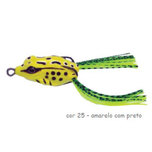 Tamanhos, Medidas e Dimensões do produto Isca Artificial Crazy Frog 5,5cm 11,5g Yara Amarelo (25)