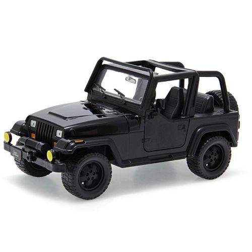 Tamanhos, Medidas e Dimensões do produto Jeep Wrangler 1992 Jada Toys 1:24 Preto