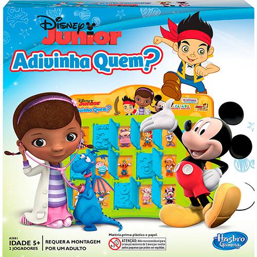 Tamanhos, Medidas e Dimensões do produto Jogo Adivinha Quem Disney Júnior - Hasbro