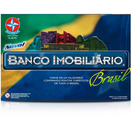 Tamanhos, Medidas e Dimensões do produto Jogo Banco Imobiliário Brasil - Estrela