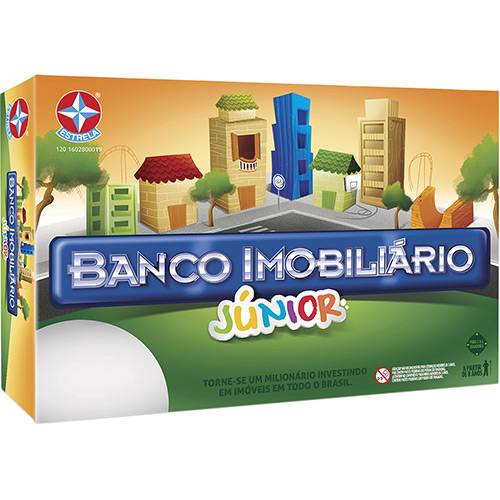 Tamanhos, Medidas e Dimensões do produto Jogo Banco Imobiliário Júnior - Estrela