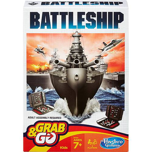 Tamanhos, Medidas e Dimensões do produto Jogo Battleship Grab&Go - Hasbro