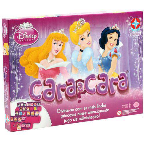Tamanhos, Medidas e Dimensões do produto Jogo Cara a Cara Princesas Disney - Estrela
