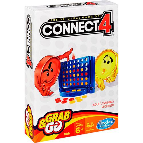 Tamanhos, Medidas e Dimensões do produto Jogo Connect 4 Grab&Go - Hasbro