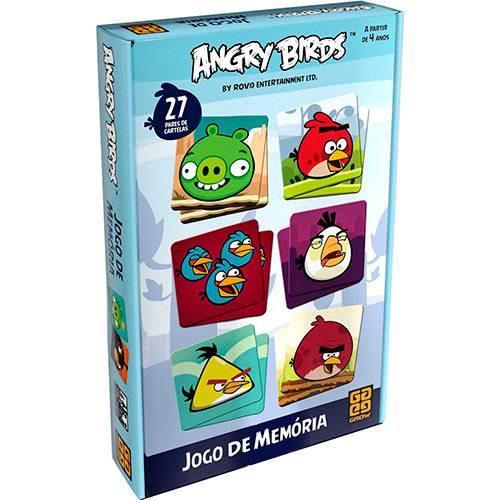 Tamanhos, Medidas e Dimensões do produto Jogo da Memória Angry Birds Grow