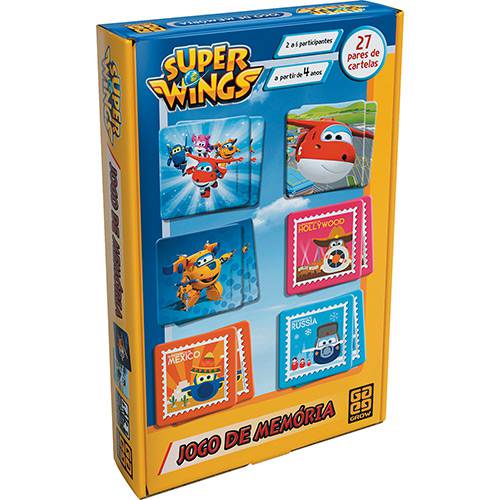 Tamanhos, Medidas e Dimensões do produto Jogo da Memória Grow Super Wings