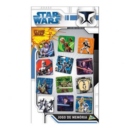 Tamanhos, Medidas e Dimensões do produto Jogo da Memória Star Wars - Clone Wars - Toyster