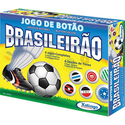 Tamanhos, Medidas e Dimensões do produto Jogo de Botão Brasileirão - Xalingo