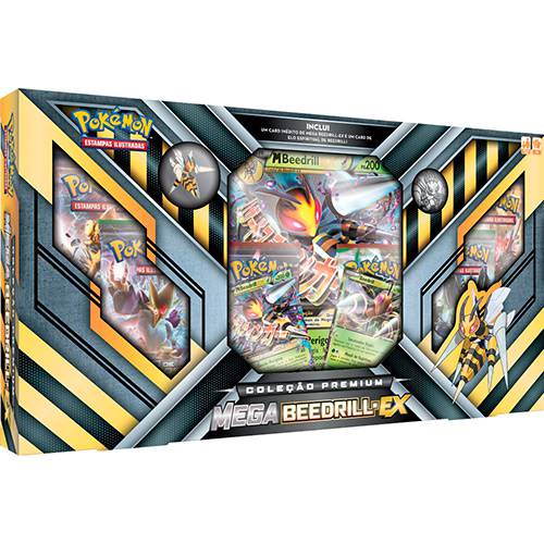 Tamanhos, Medidas e Dimensões do produto Jogo de Cartas Pokémon Box Mega Beedrill - Copag
