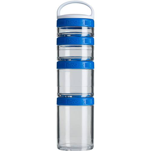 Tamanhos, Medidas e Dimensões do produto Jogo de Compartimentos Blender Bottle Gostak - 4 Peças - Azul