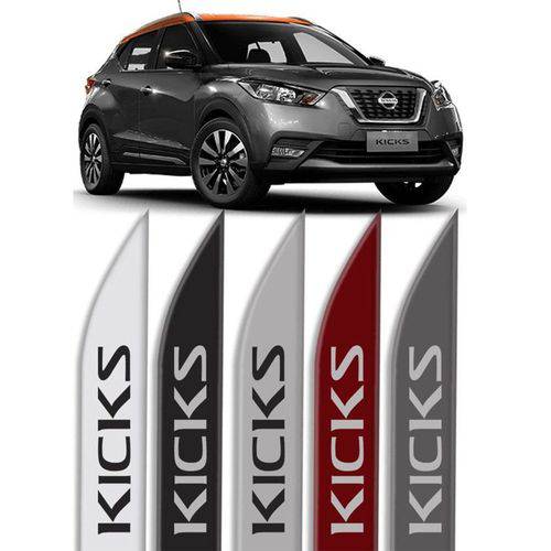 Tamanhos, Medidas e Dimensões do produto Jogo de Frisos Laterais Nissan Kicks Original Modelo Faca