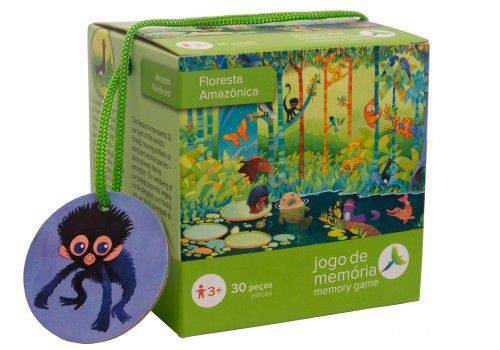 Tamanhos, Medidas e Dimensões do produto Jogo de Memória 30 Peças Floresta Amazônica - Araquarela