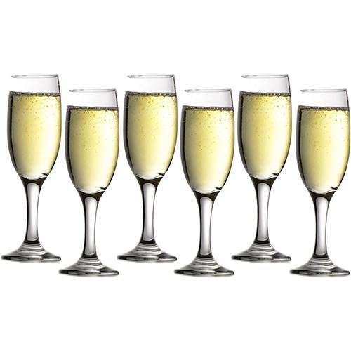 Tamanhos, Medidas e Dimensões do produto Jogo de Taças 190ml para Champagne Misket com 6 Peças - UD Brasil