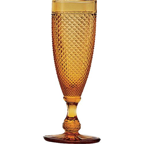 Tamanhos, Medidas e Dimensões do produto Jogo de Taças para Champagne Bico de Jaca Laranja 120ml 6 Peças - Rojemac