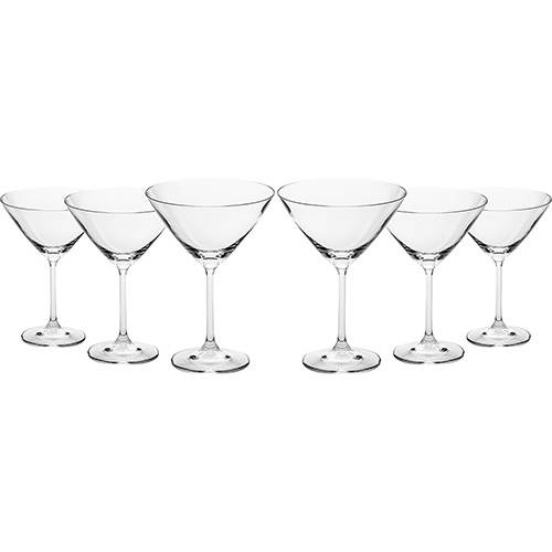 Tamanhos, Medidas e Dimensões do produto Jogo de Taças para Martini Gastro Cristalina 280ml 6 Peças - Rojemac