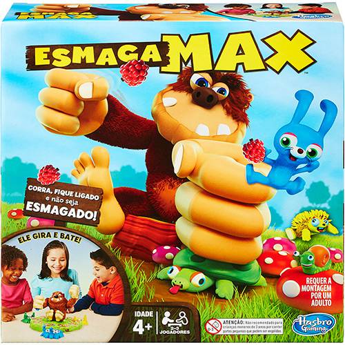 Tamanhos, Medidas e Dimensões do produto Jogo Esmaga Max - Hasbro