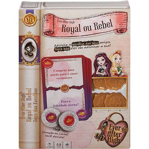 Tamanhos, Medidas e Dimensões do produto Jogo Ever After High Royal e Rebel - Mattel