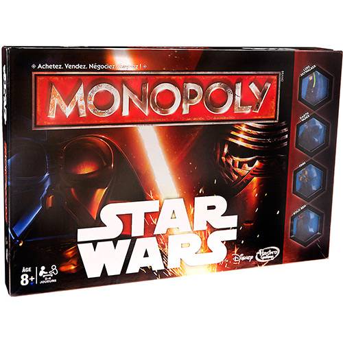 Tamanhos, Medidas e Dimensões do produto Jogo Monopoly Star Wars - Hasbro
