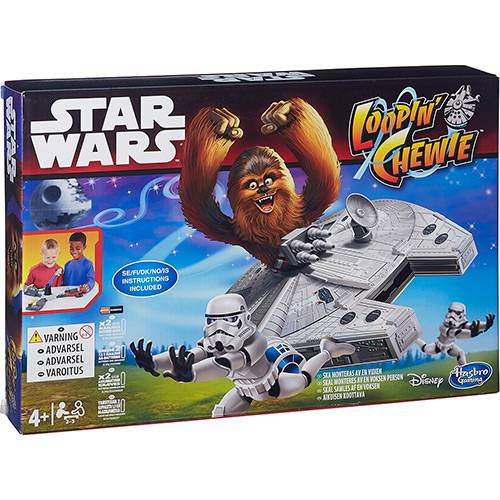 Tamanhos, Medidas e Dimensões do produto Jogo Star Wars Loopin Chewie - Hasbro