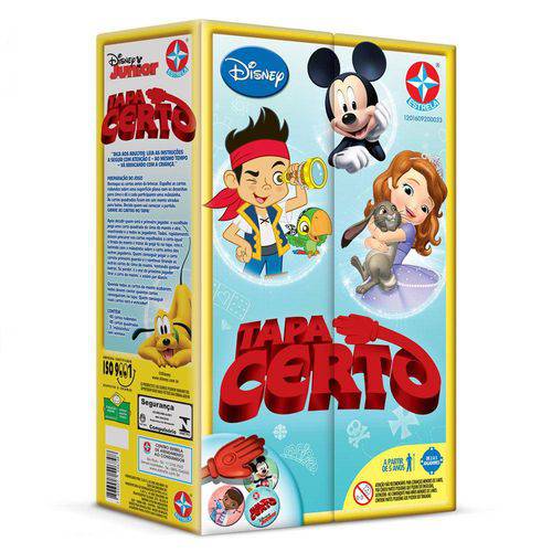 Tamanhos, Medidas e Dimensões do produto Jogo Tapa Certo Disney Junior - Estrela