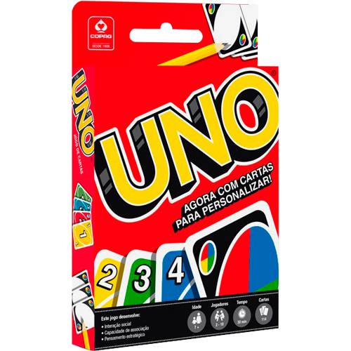 Tamanhos, Medidas e Dimensões do produto Jogo Uno - Copag