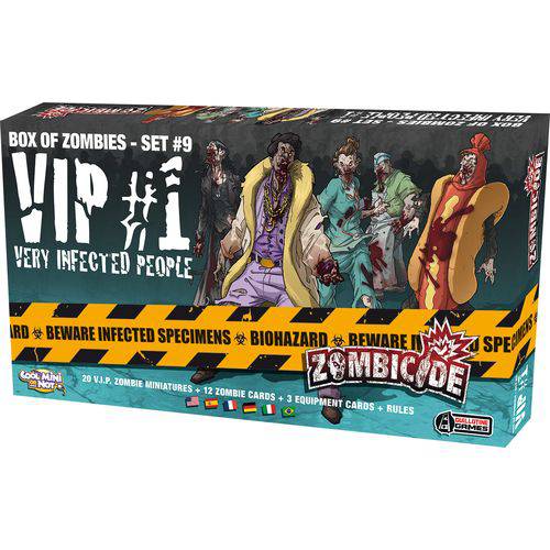 Tamanhos, Medidas e Dimensões do produto Jogo Zombicide - Expansão V.I.P. #1