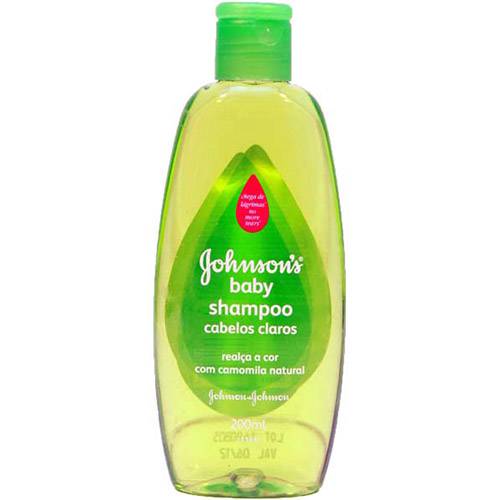 Tamanhos, Medidas e Dimensões do produto Johnson's Baby Shampoo Cabelos Claros 200ml