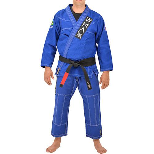 Tamanhos, Medidas e Dimensões do produto Kimono Jiu-Jitsu Competition Azul Linha Branca - Wma Fight Company