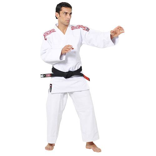 Tamanhos, Medidas e Dimensões do produto Kimono Judo Trançado Serie Ouro Brco A0