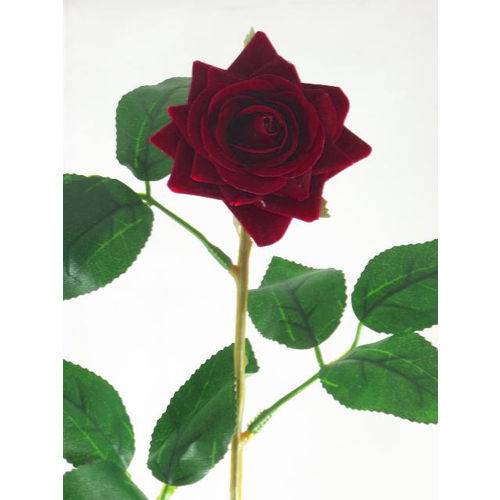 Tamanhos, Medidas e Dimensões do produto Kit 10 Rosas Artificiais Vermelhas Aveludadas - para Arranjos Flores Artificial Presentes