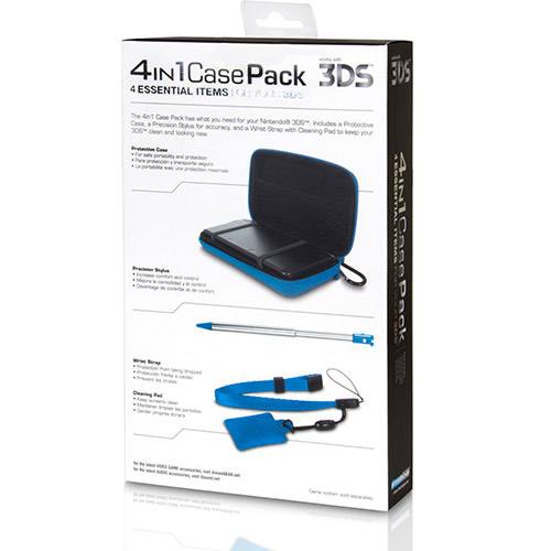 Tamanhos, Medidas e Dimensões do produto Kit 4 Acessórios Azul DG3DS4214 - 3DS