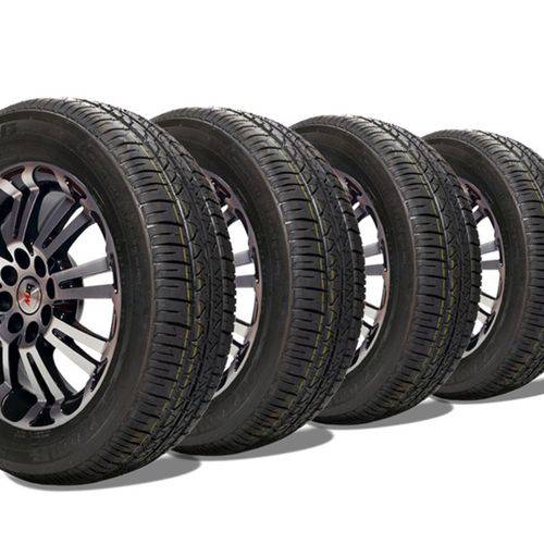 Tamanhos, Medidas e Dimensões do produto Kit 4 Pneu Remoldado Aro 14 175/65 R14 Sepang Strong