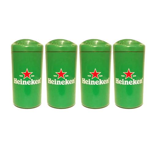 Tamanhos, Medidas e Dimensões do produto Kit 4 Porta Garrafas Térmico Cerveja 600ml Heineken