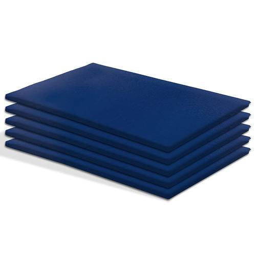 Tamanhos, Medidas e Dimensões do produto Kit 5 Colchonetes Academia e Ginastica em Corvin Azul 94x66x3cm