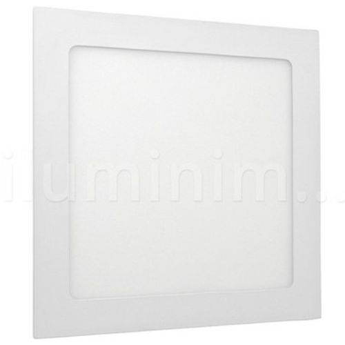 Tamanhos, Medidas e Dimensões do produto Luminária Plafon Led Embutir 18w Quadrada Slim - Branco Frio