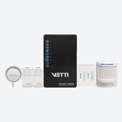 Tamanhos, Medidas e Dimensões do produto Kit Alarme Sem Fio - Smart Home VETTI (acessórios de Alarme)