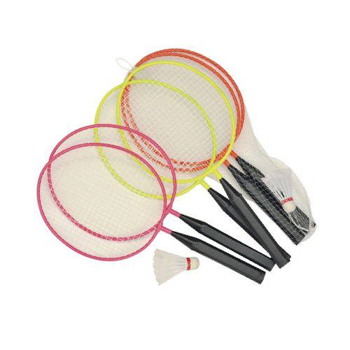 Tamanhos, Medidas e Dimensões do produto Kit Badminton Infantil 2 Raquetes 1 Peteca Winmax WMY02021 Amarelo