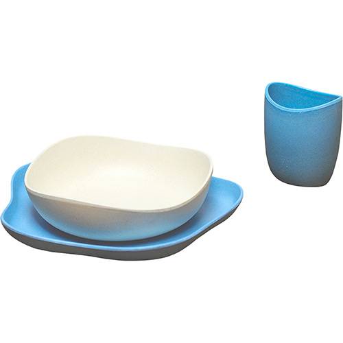 Tamanhos, Medidas e Dimensões do produto Kit Beco Alimentação Azul Becothings