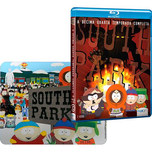 Tamanhos, Medidas e Dimensões do produto Kit Blu-Ray South Park: 14ª Temporada Completa (2 Discos) + Mouse Pad South Park