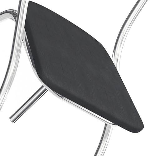 Tamanhos, Medidas e Dimensões do produto Kit 2 Cadeiras Itália Preta - Kappesberg