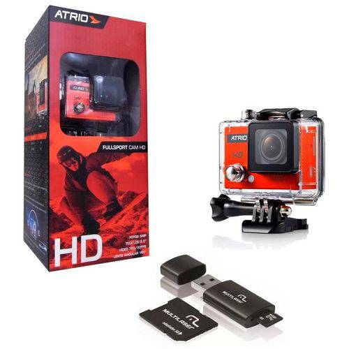 Tamanhos, Medidas e Dimensões do produto Kit Câmera de Ação Átrio FullSport HD e Cartão de Memoria 16 Gb Classe 10 DC186