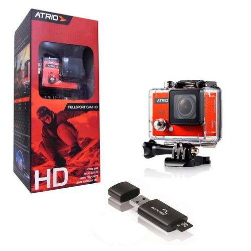 Tamanhos, Medidas e Dimensões do produto Kit Câmera de Ação Átrio FullSport HD e Cartão de Memoria 32 Gb Classe 10 DC186