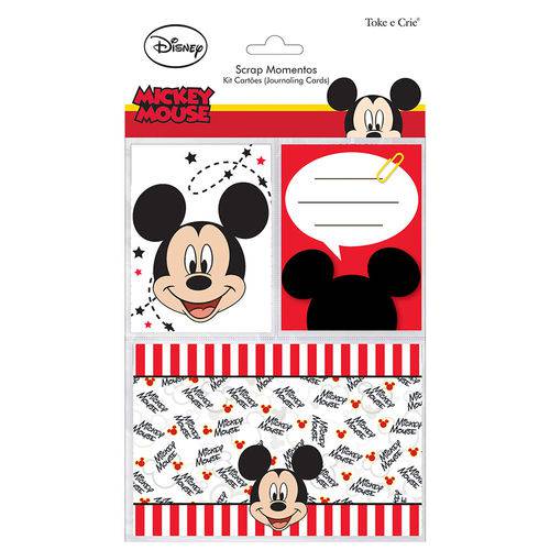 Tamanhos, Medidas e Dimensões do produto Kit Cartões para Scrap Momentos Disney Toke e Crie Mickey Mouse - 19352 - KSCMD02