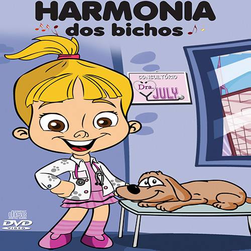 Tamanhos, Medidas e Dimensões do produto Kit CD + DVD Doutora July - Harmonia dos Bichos