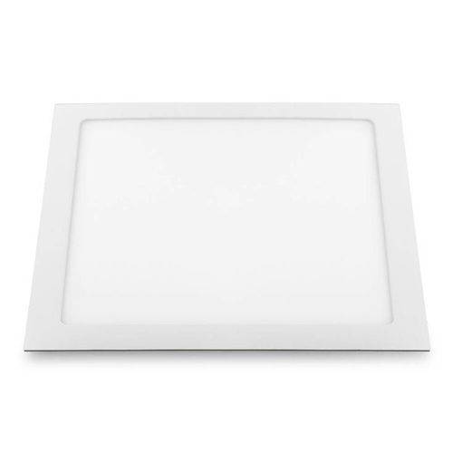 Tamanhos, Medidas e Dimensões do produto Kit com 10 Peças Luminária de Embutir Led Slim 18w Branco Quente - Startec