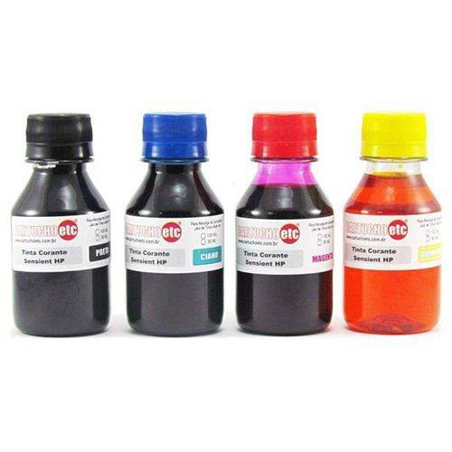 Tamanhos, Medidas e Dimensões do produto Kit com 400ml de Tinta Formulabs para Recarga de Cartuchos Hp Canon Lexmark