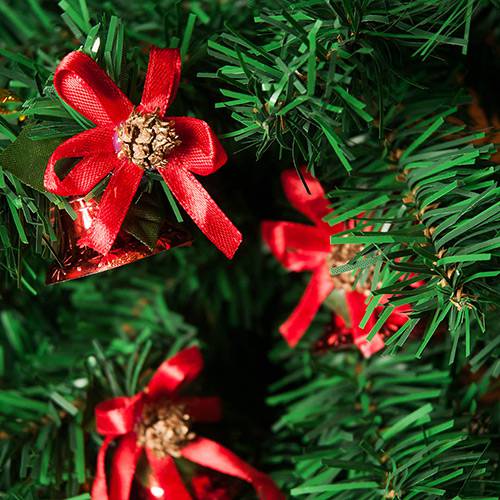 Tamanhos, Medidas e Dimensões do produto Kit de Enfeites Sinos Vermelhos 6 Peças 2cm - Orb Christmas
